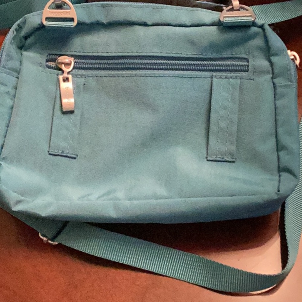 Baggallini Triple Zip Bagg, Seaside Blue - Picture 2 of 7